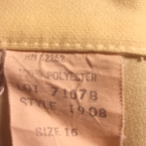 VTG 70’s Koko Knits of California Buttery Yellow Blazer - Picture 5 of 6